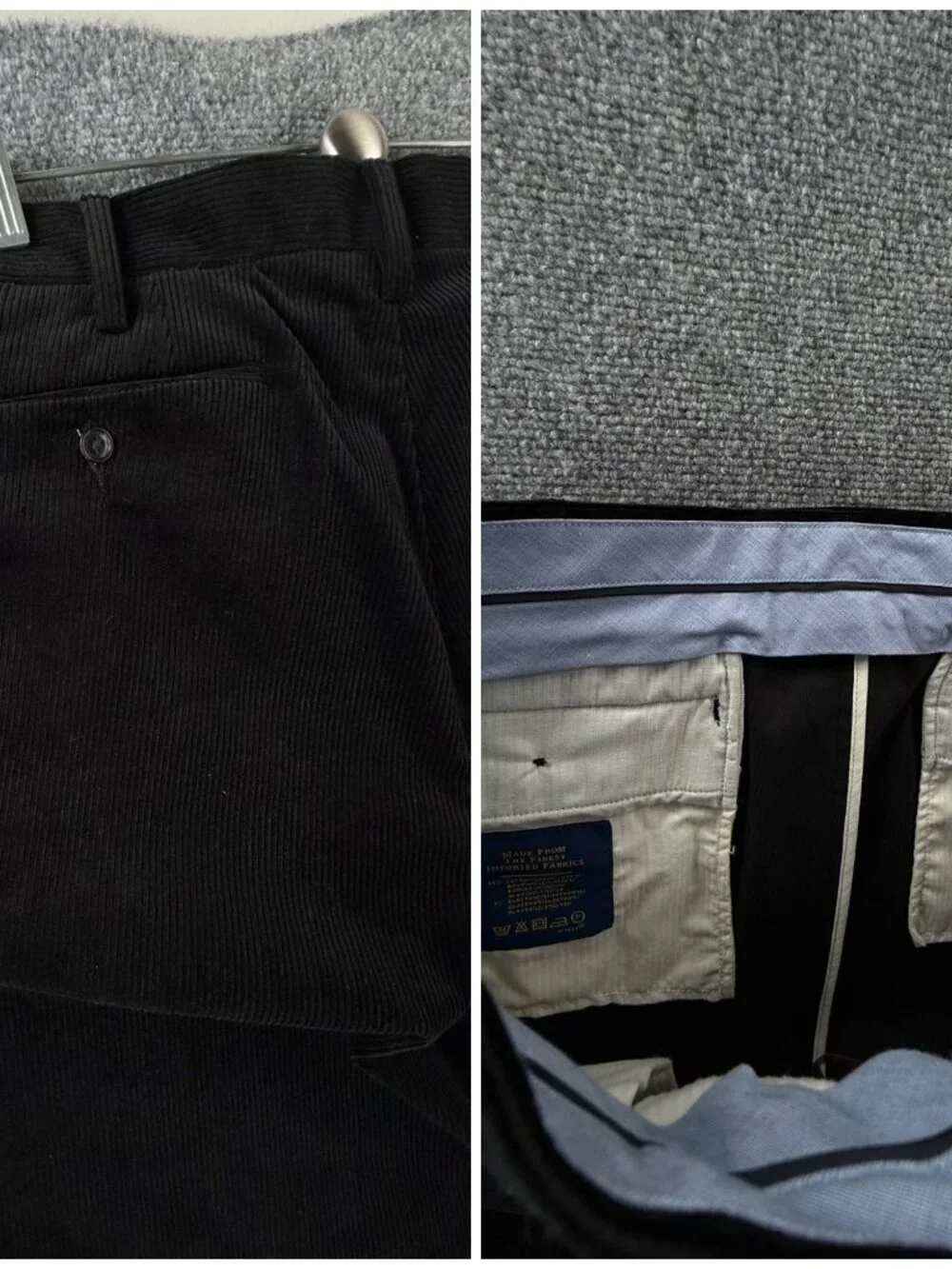 NWOT Polo Ralph Lauren Corduroy Pants Men Classic Fit Trouser Soft ACTL 36x31